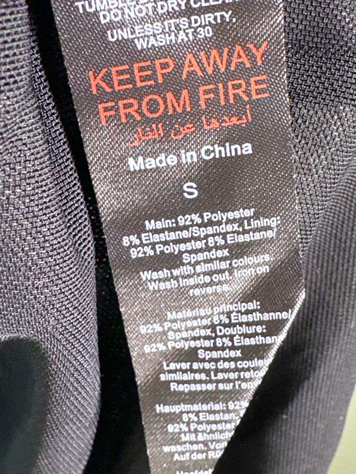 Karen Millen Ombre Jersey Mesh Asymmetric Draped Mini Dress S