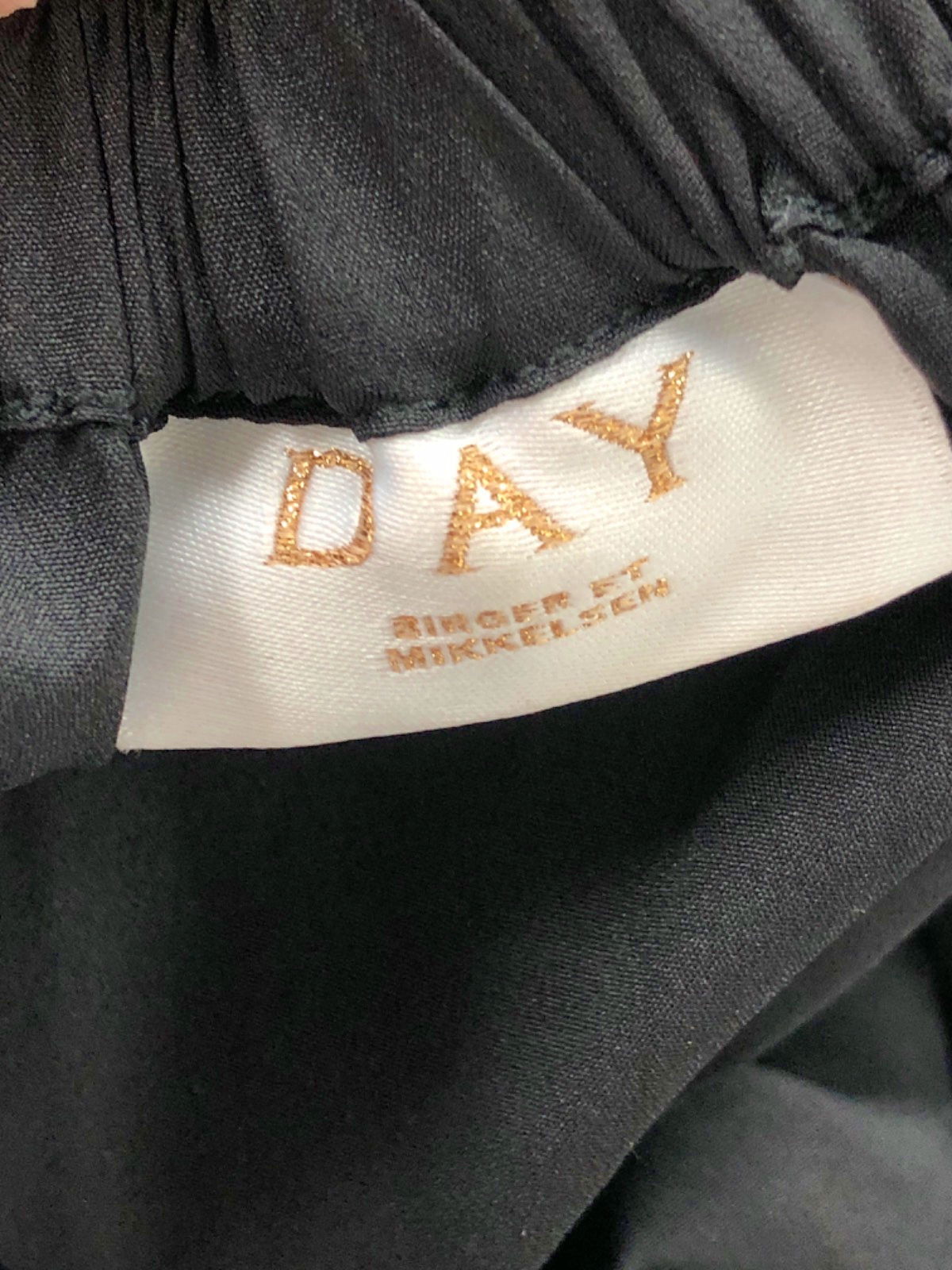 Day Black Embroidered Skirt UK S