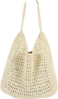 Talbots Cream Raffia Hobo Bag One Size