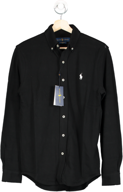 Polo Ralph Lauren Classic Black Long Sleeve polo jersey Shirt SZ XS