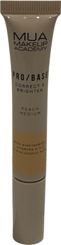 MUA Luxe Pro/base Correct & Brighten Peach Medium 10ml