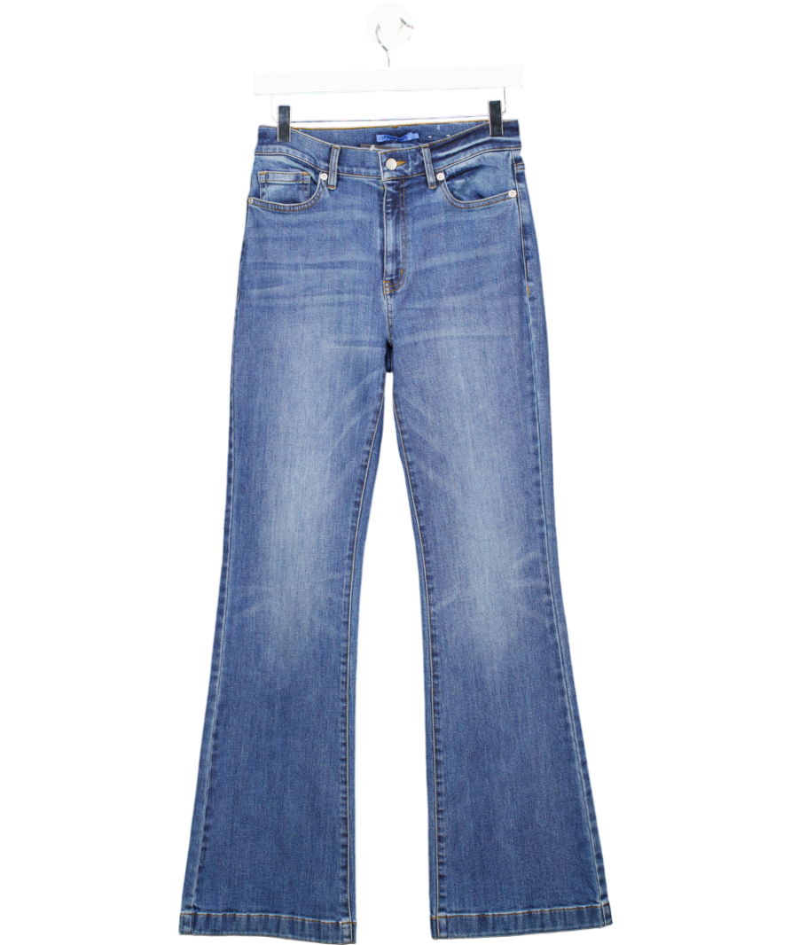 J. MCLAUGHLIN Mid Blue High Waist Flare Domino Jeans Us4 UK 8