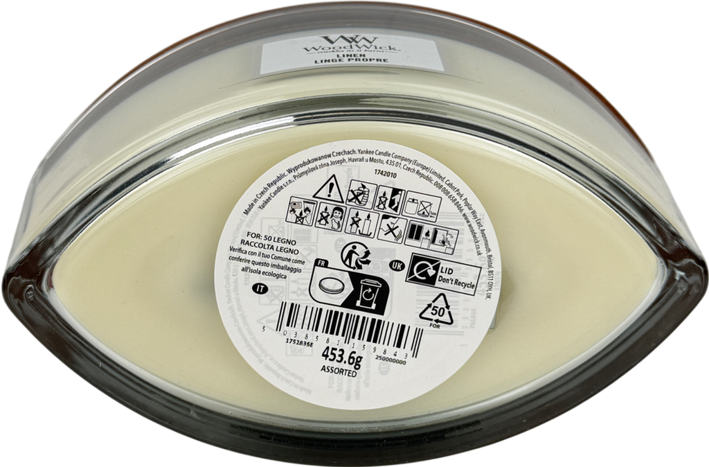 Woodwick White Linen Candle 453.6g One Size