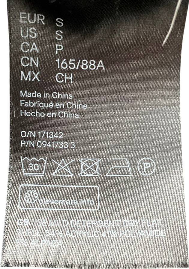 H&M Blue Rib-knit Off-the-shoulder Jumper UK S