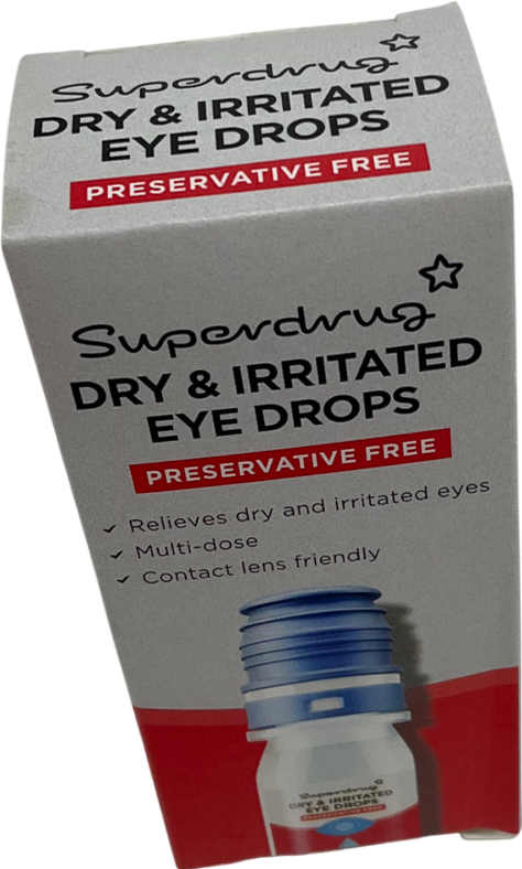 Superdrug Dry & Irritated Eye Drops 10 ml