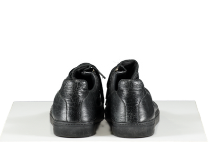 Balenciaga Black Arena Leather Low Sneaker UK 7 EU 40 👠