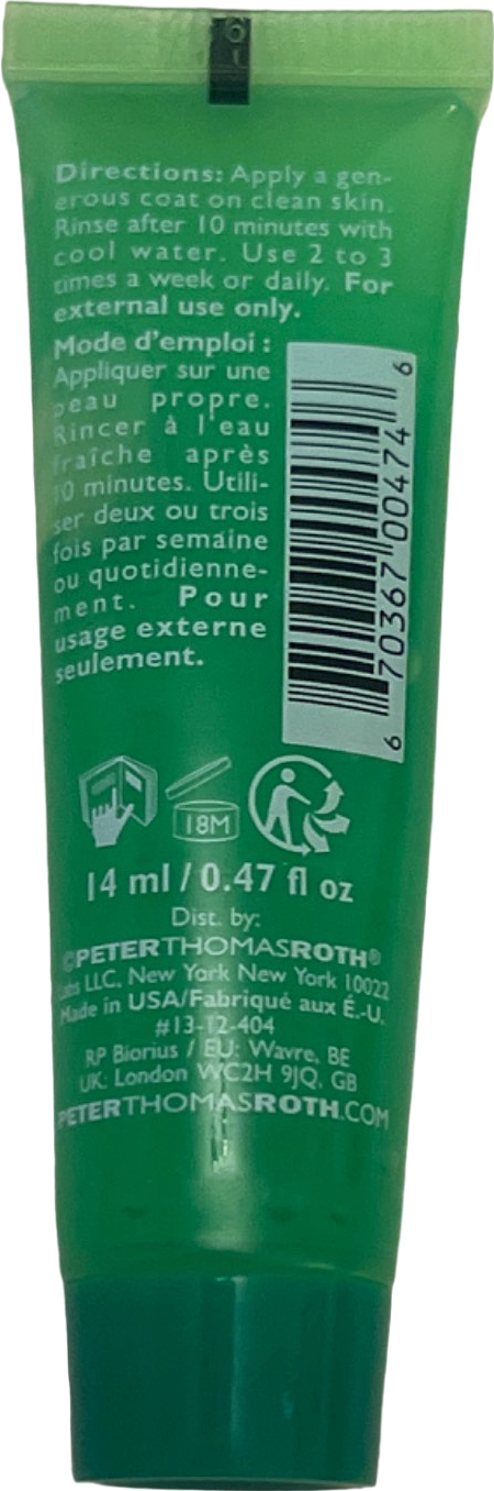 Peter Thomas Roth Cucumber Gel Mask Extreme Detox Hydrator 14ml