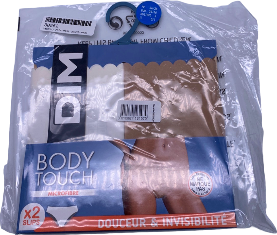Dim Beige Body Touch Microfibre Briefs UK 6-8
