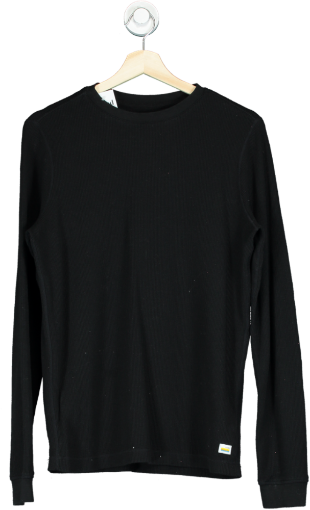 Vuori Black Long Sleeve Thermal Shirt UK S