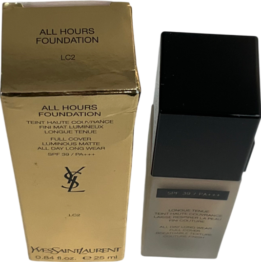 YSL All Hours Foundation Lo2 25ml