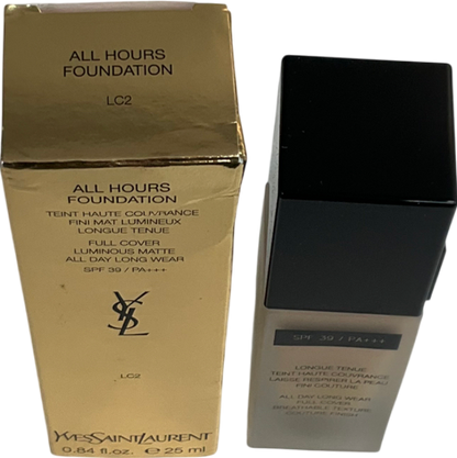 YSL All Hours Foundation Lo2 25ml