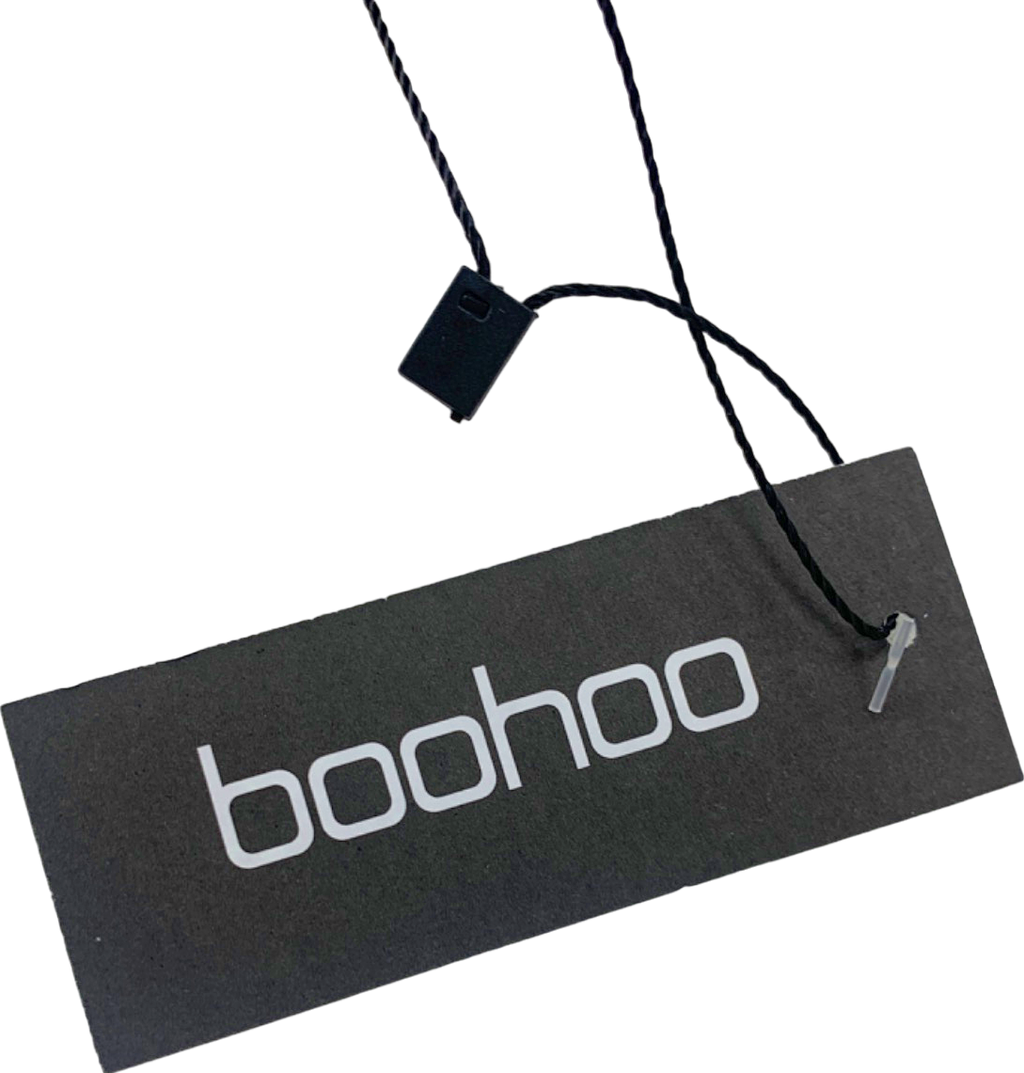 Boohoo Cream Lace Cut Cowl Asymmetric Hem Skater Dress UK 8