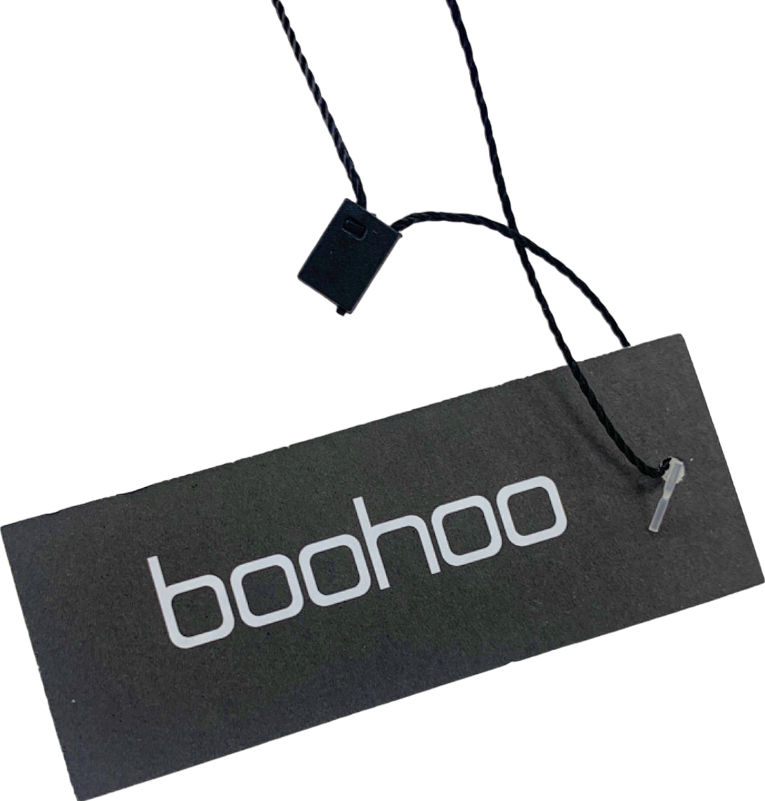 Boohoo Cream Lace Cut Cowl Asymmetric Hem Skater Dress UK 8