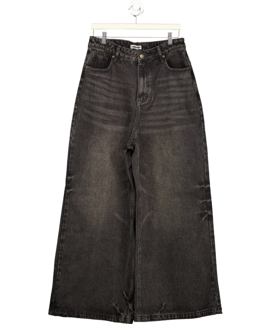 TapTapTap Black Wide Leg Jeans UK L