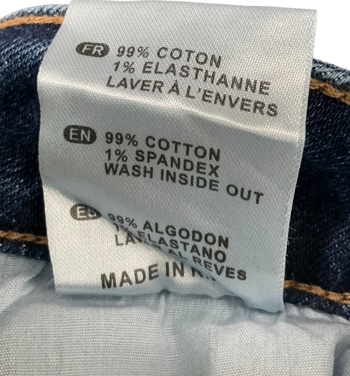 Aurelie Blue High Waist Straight Jeans UK 12