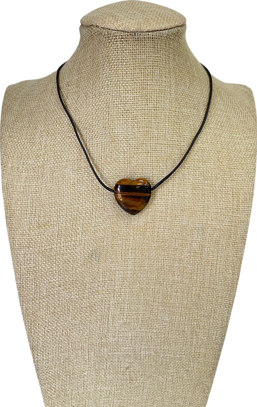 pilgrim Brown Stay Tiger Eye Necklace Silver-plated