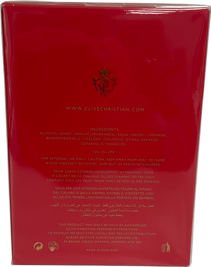 clive christian Crown Collection Crab Apple Blossom Eau De Parfum 50ml