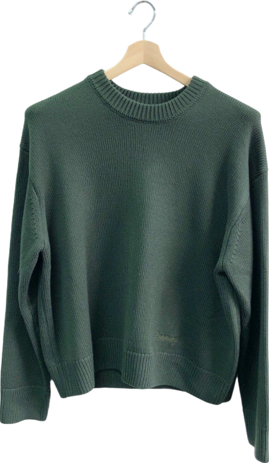 Ronning Green R Embroidered Jumper M
