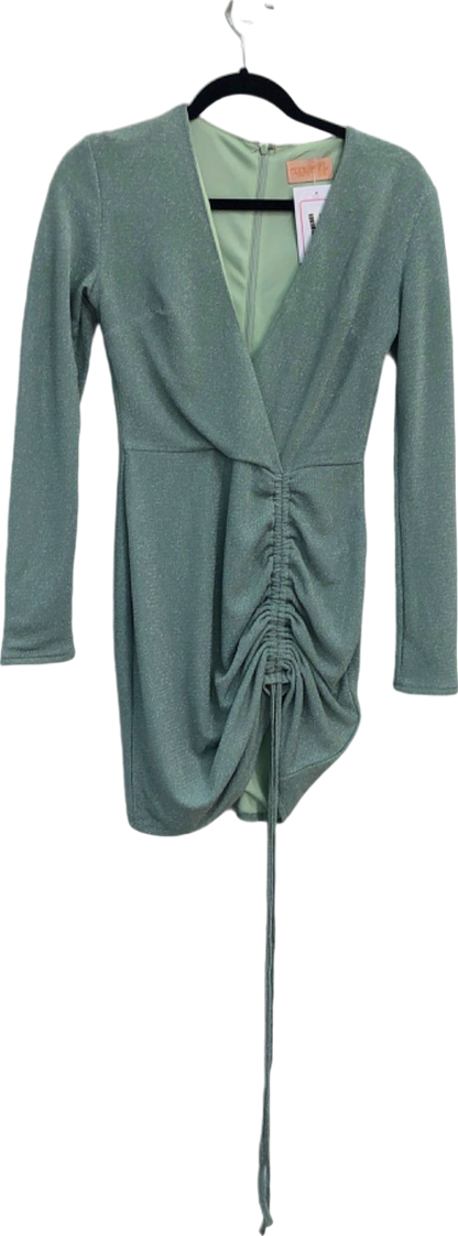 Club L London Mint Green Ruched Dress UK 8