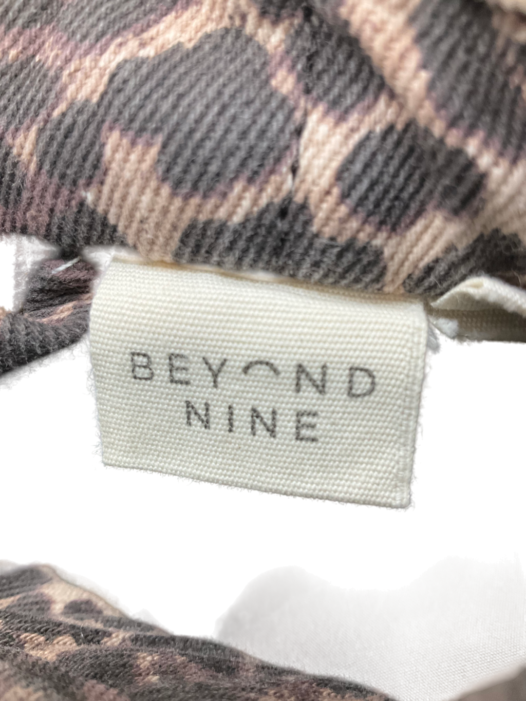 Beyond Nine Brown Rue Leopard Print Jacket UK S/M