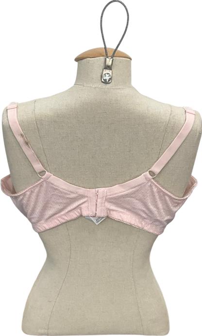 Yours Light Pink Lace Non-padded Underwired Bra UK 40F