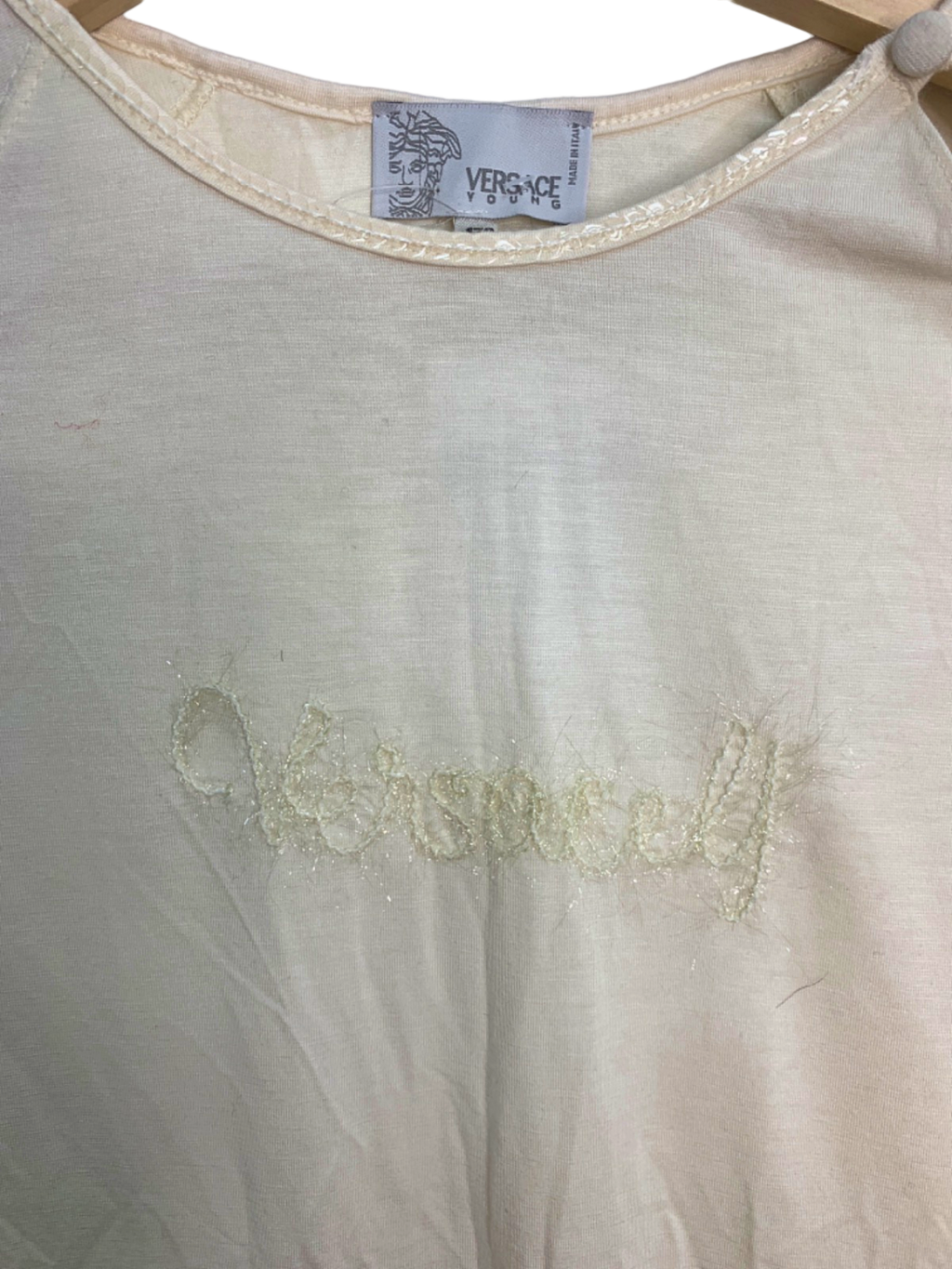 Versace Young Beige Long Sleeve Top 170