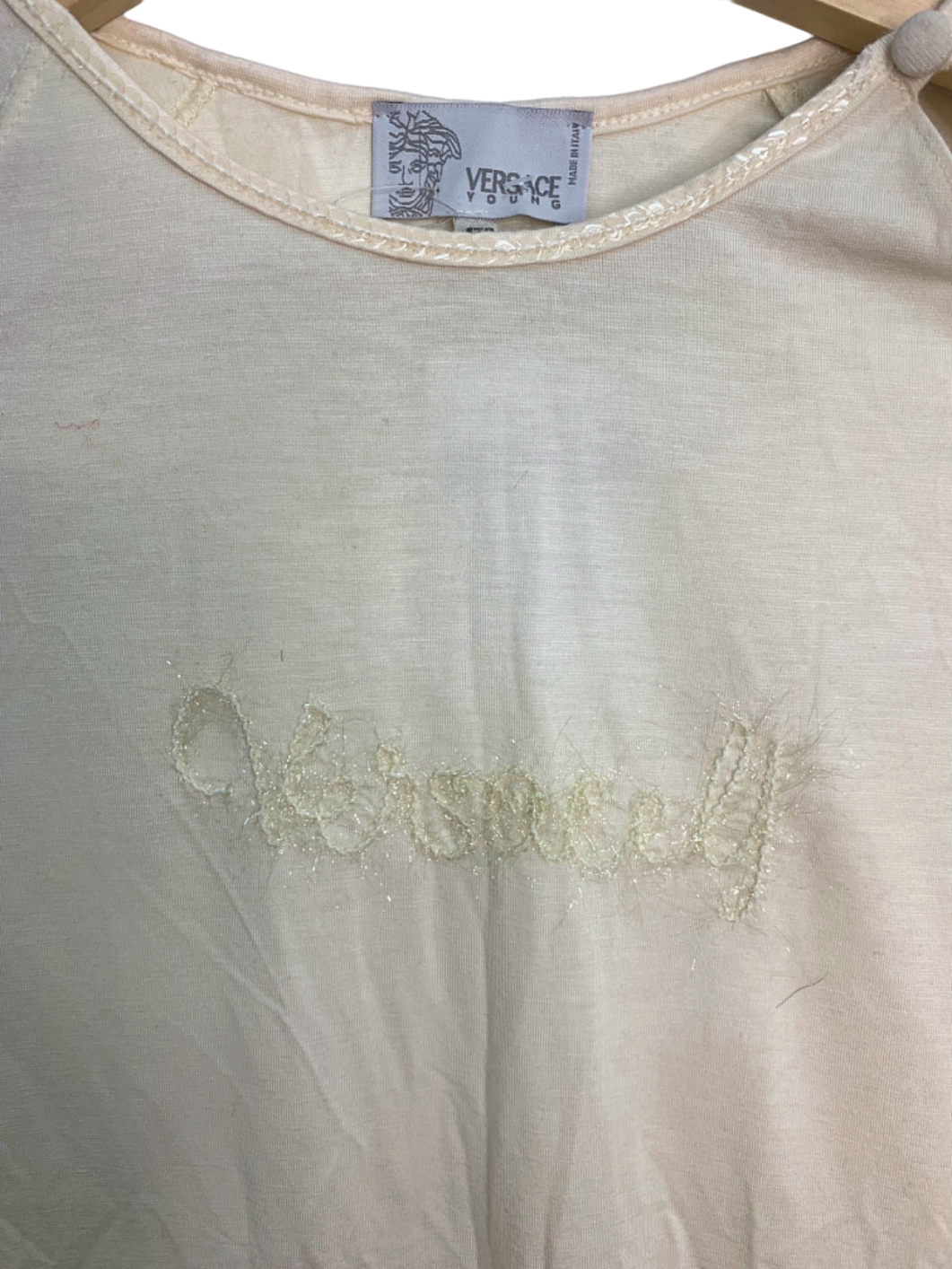 Versace Young Beige Long Sleeve Top 170