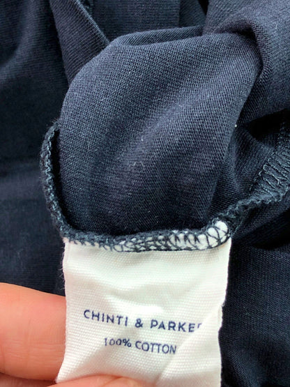 Chinti & Parker Navy Smile T-Shirt UK M