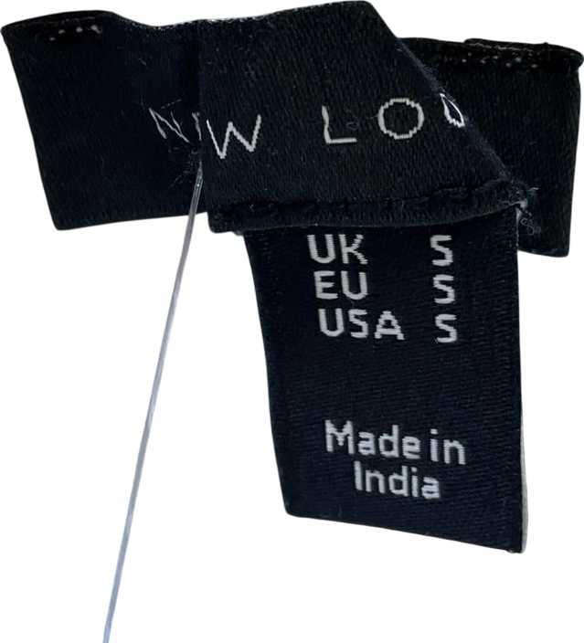 New Look Gini London White Tiered Lace Embroidered Maxi Skirt UK S