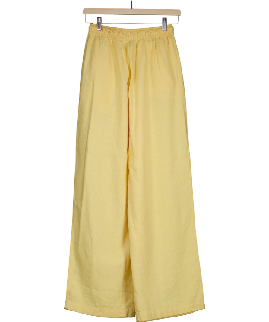 Topshop Yellow Linen Balloon Trouser UK XS