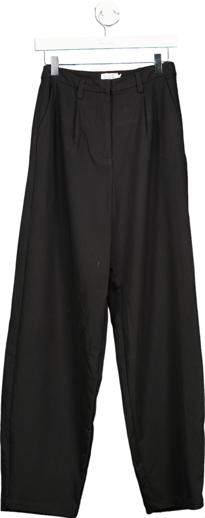 NA-KD Black Baggy Suit Pants UK 36