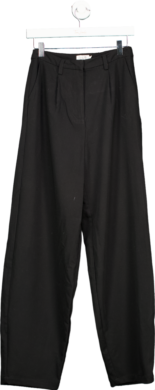 NA-KD Black Baggy Suit Pants UK 36