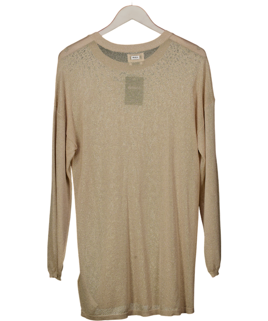 RVCA Metallic Camille Rowe Boulevard Mini Dress UK M