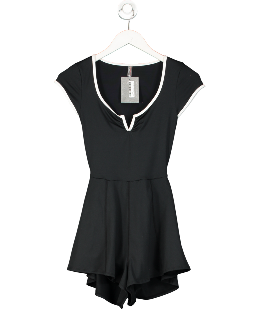 Free People Black / White Fp Movement - Pipe Dream Shortsie UK XS