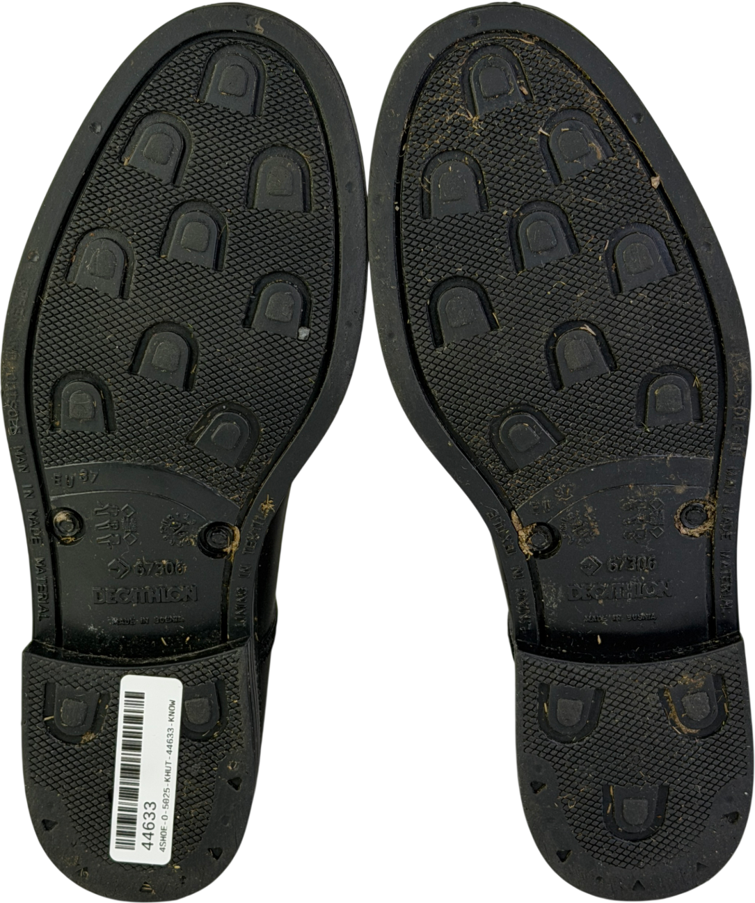 Decathlon Black Waterproof Riding Boots UK 4 EU 37 👠