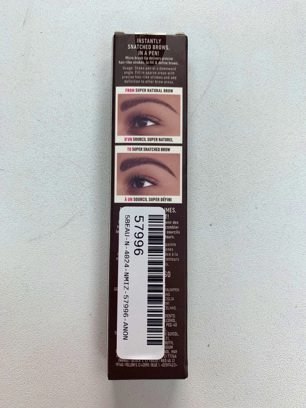 NYX Professional Makeup Lift & Snatch! Brow Tint Pen Espresso 1ml