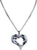 Pilgrim Metallic Tide Heart Necklace One Size