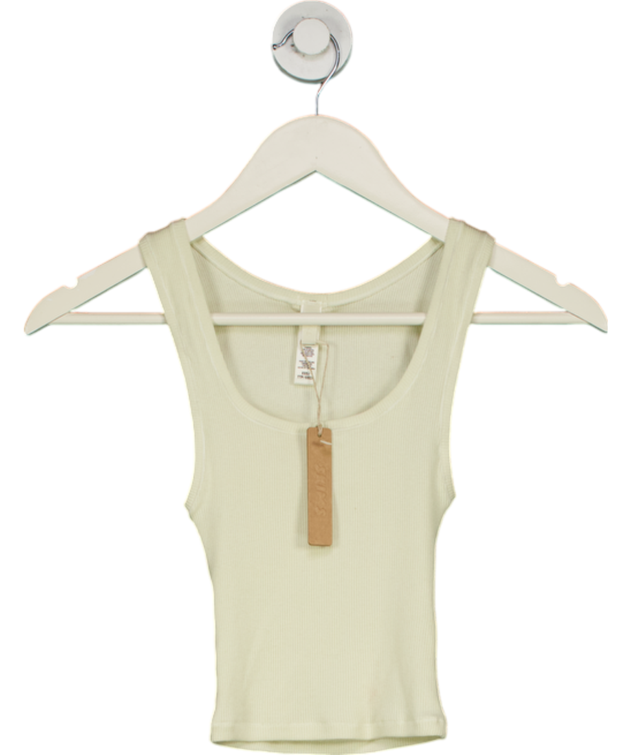 SKIMS Beige Skims Cotton Rib Tank UK XXS
