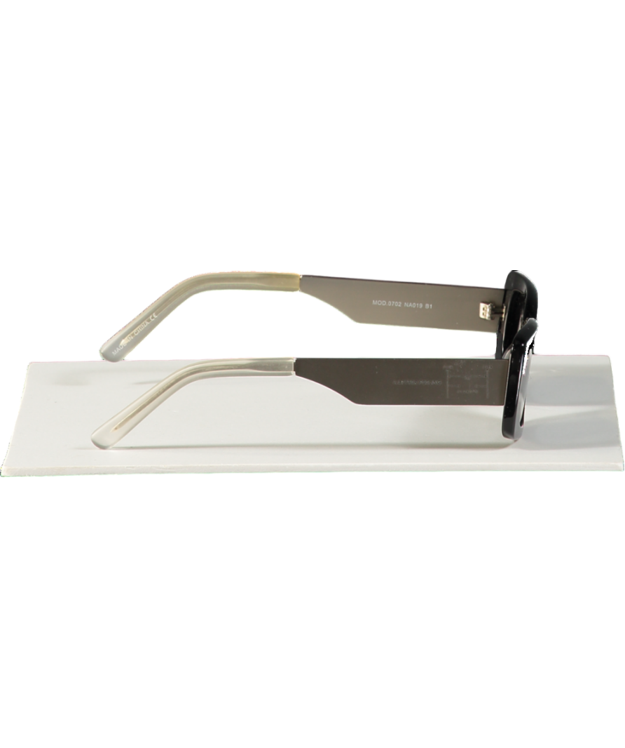 a better feeling Metallic Chroma Titanium Rectangular Sunglasses