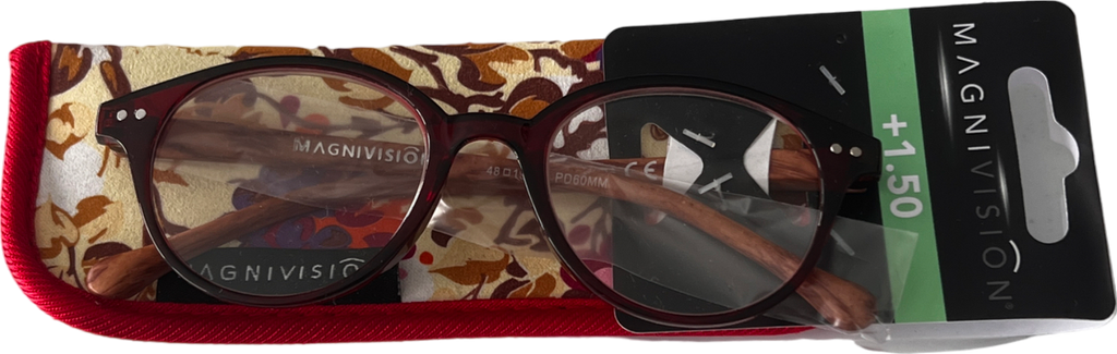 magnivision Zinnia Lenses Red +1.5