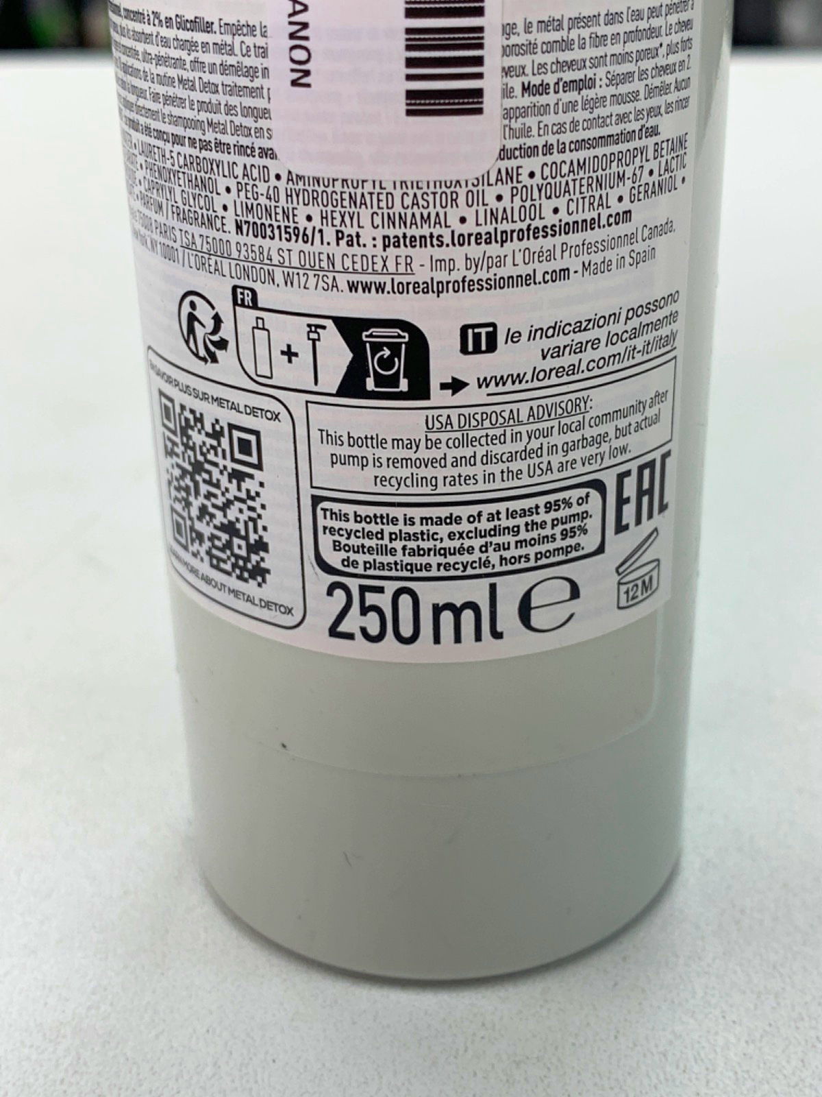 L'Oréal Professionnel Metal Detox Pre-Shampoo Professional Treatment 250ml