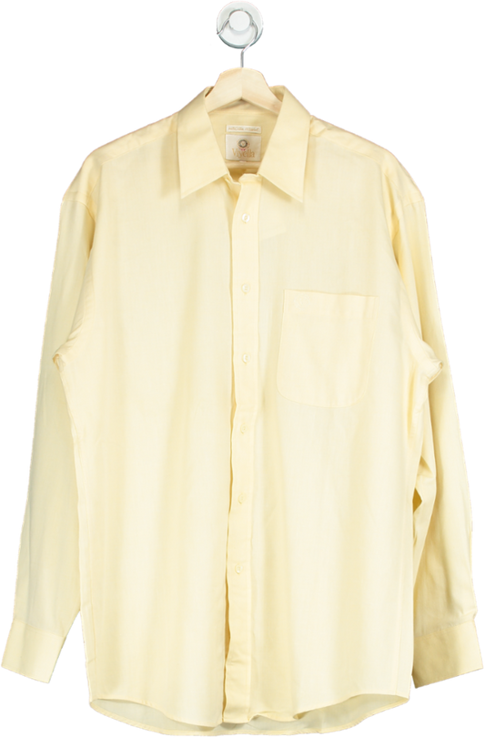 Viyella Cream Long Sleeve Shirt UK L