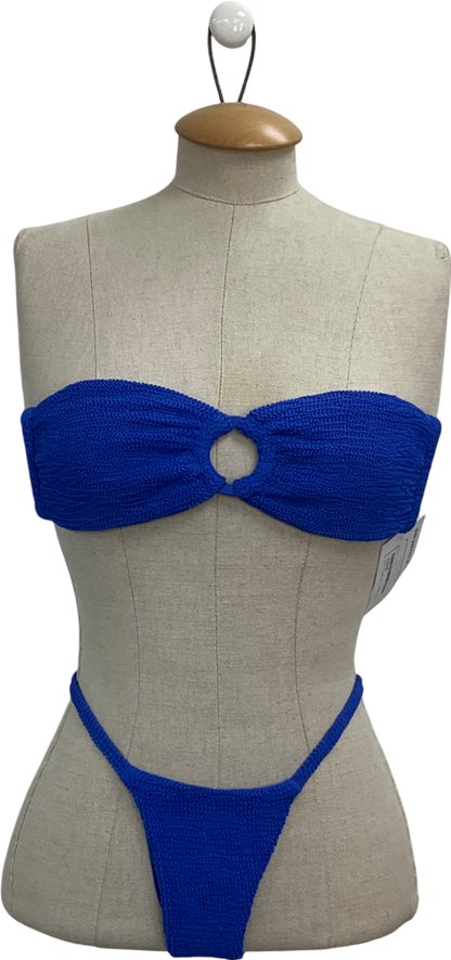 Monday Swimwear Blue Costa Rica Bikini Set UK S