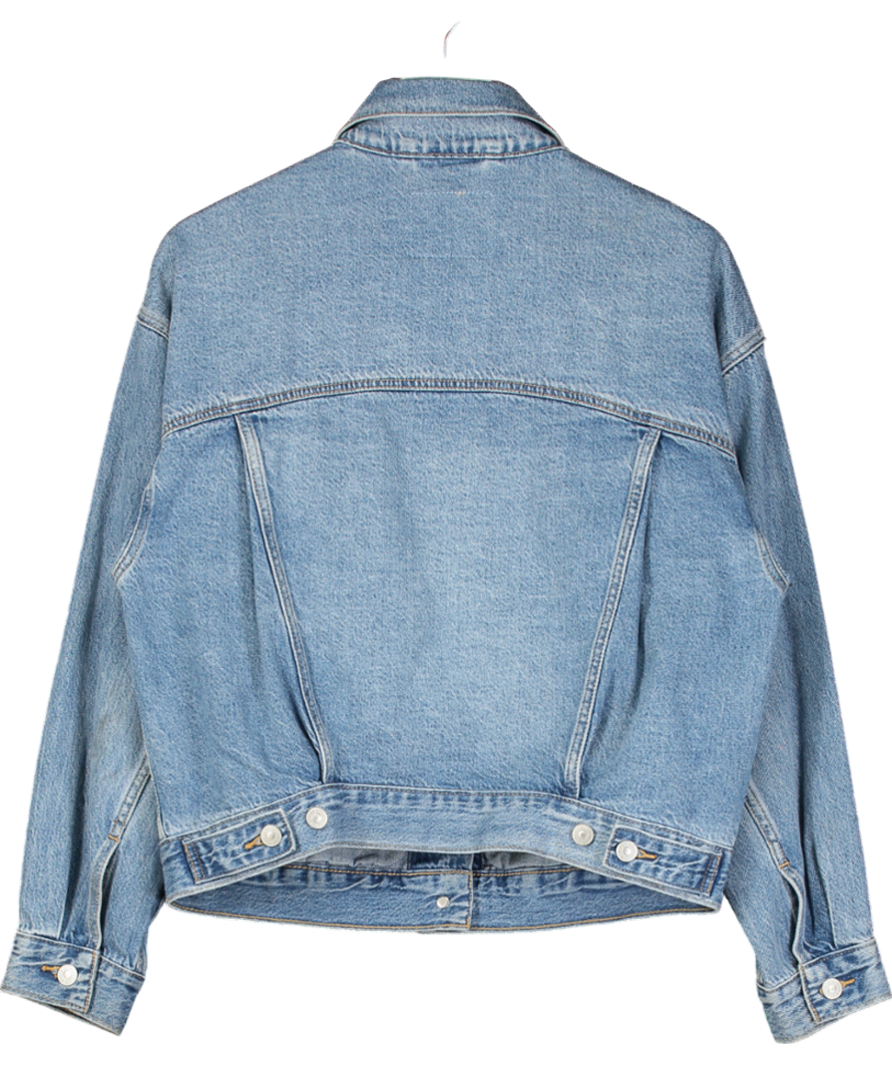 levis Blue Trucker Jacket UK XS