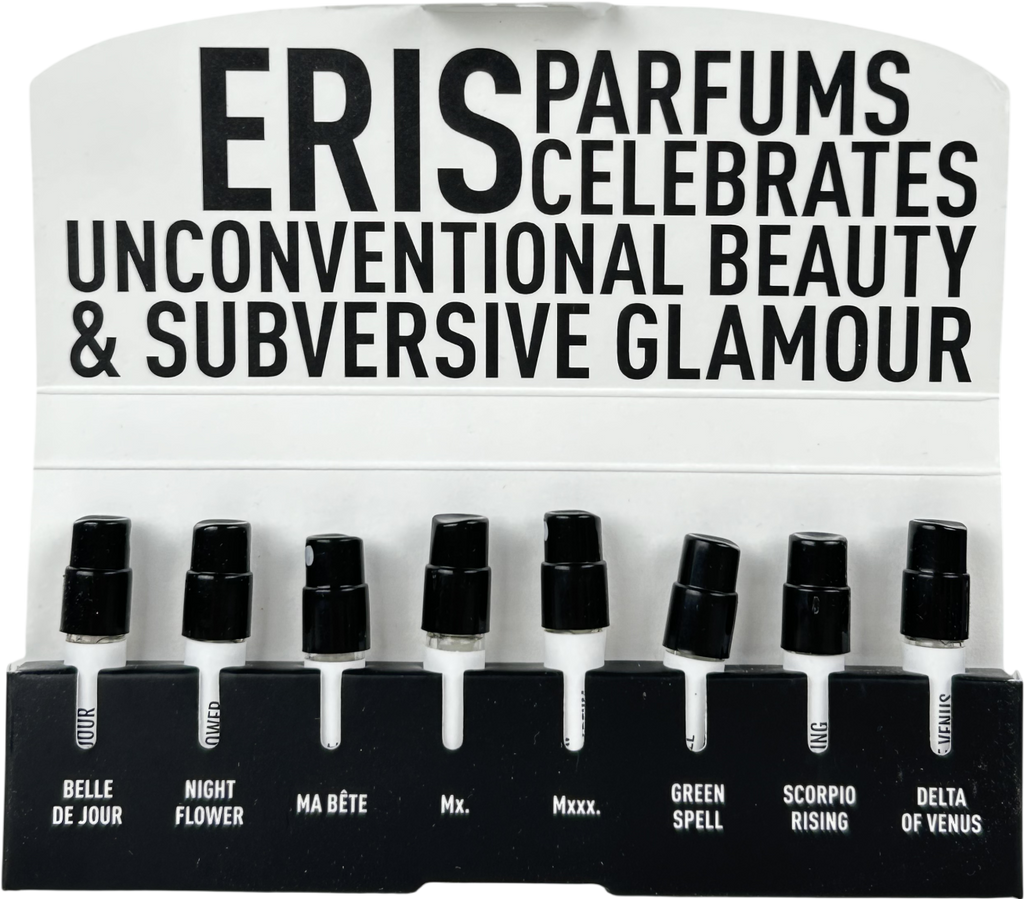 Eris parfums Perfume Sample Set 6x1.5ml eau de parfum-2x1.5ml extrait