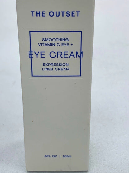 The Outset Smoothing Vitamin C Eye + Eye Cream 15ml