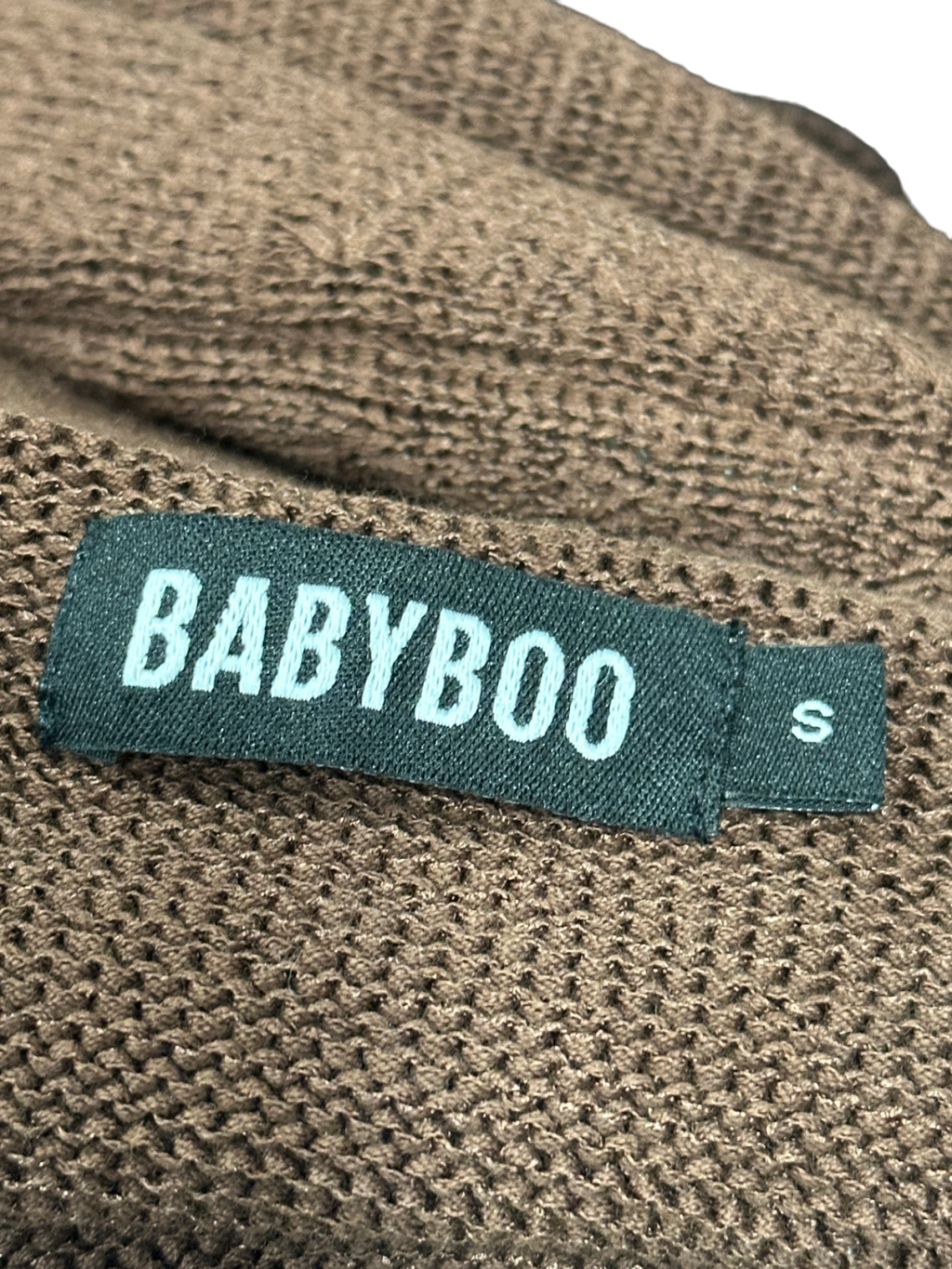 Babyboo Brown Cut-Out Maxi Dress S