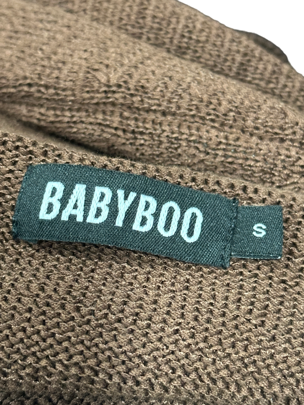 Babyboo Brown Cut-Out Maxi Dress S