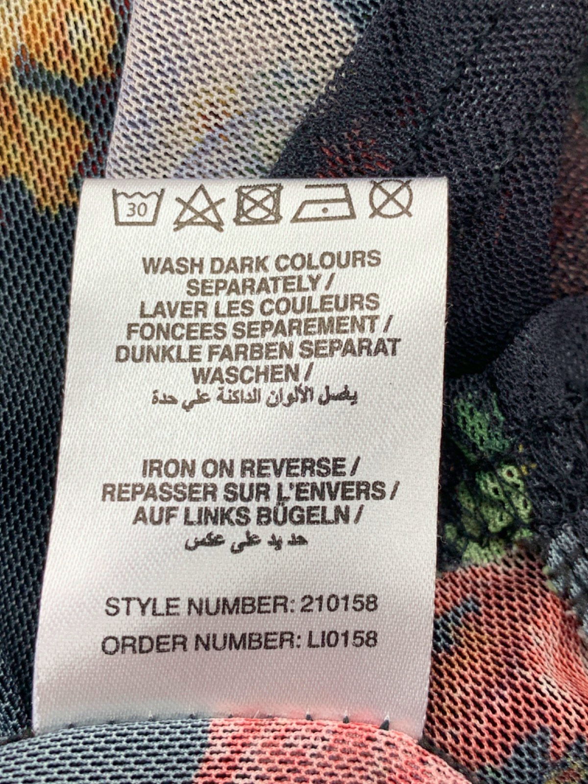 Yours Black Floral Mesh Top UK 26/28