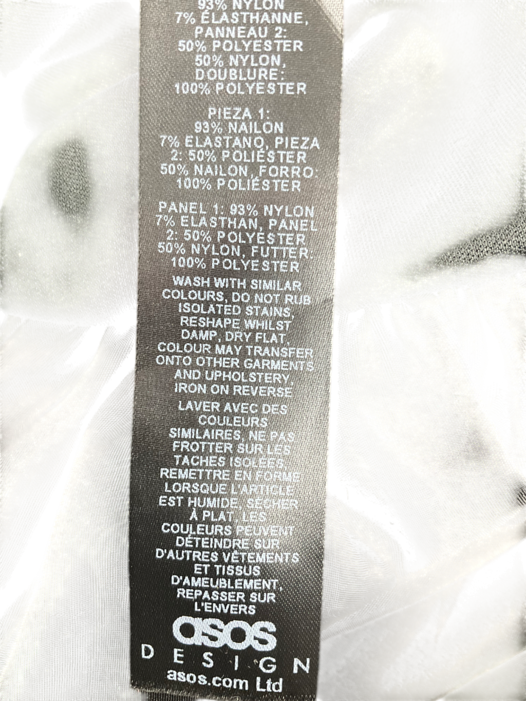 ASOS Black Lace Bodice Dress With Balloon Skirt UK M